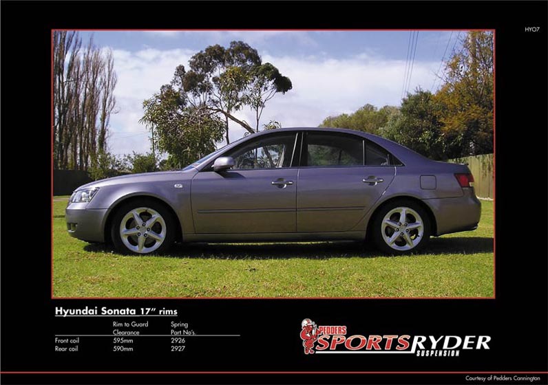 Hyundai Sonata| Pedders Suspensions & Brakes